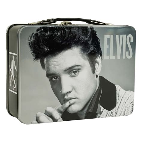 elvis metal lunch box|elvis presley lunch boxes.